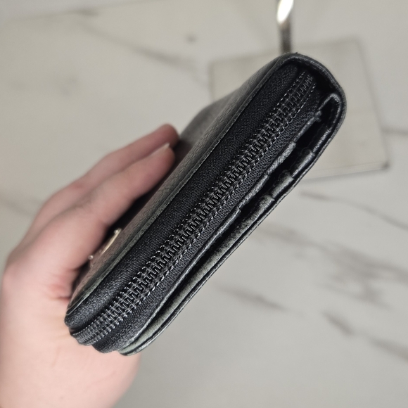 Prada Black Leather Bifold Compact Wallet - Picture 8 of 10